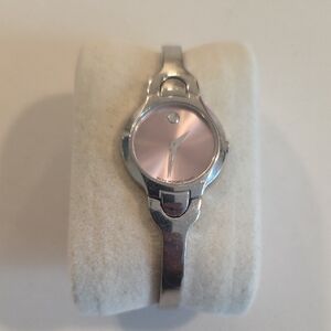 Movado Kara Women’s Swiss Quartz Watch – Pink Dial - Model 0605284